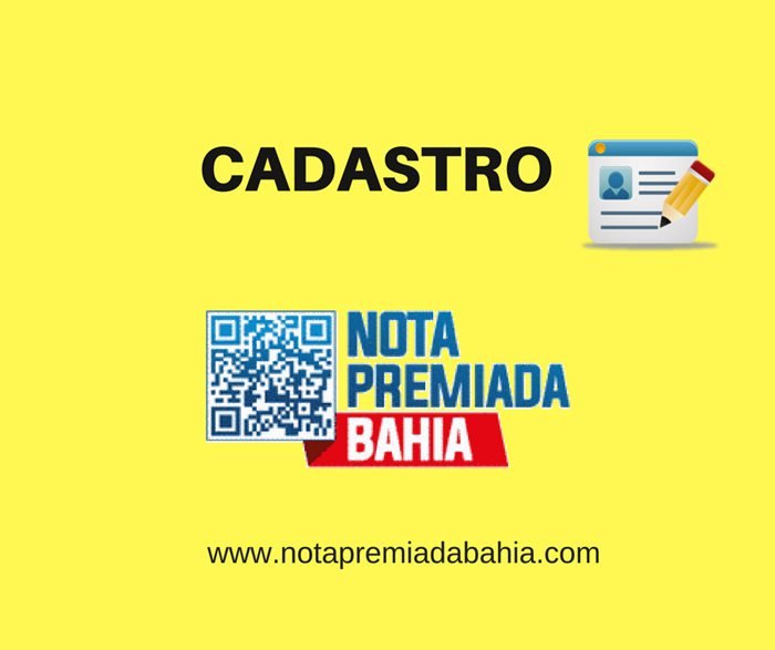 Como se cadastrar na campanha Nota Premiada Bahia 